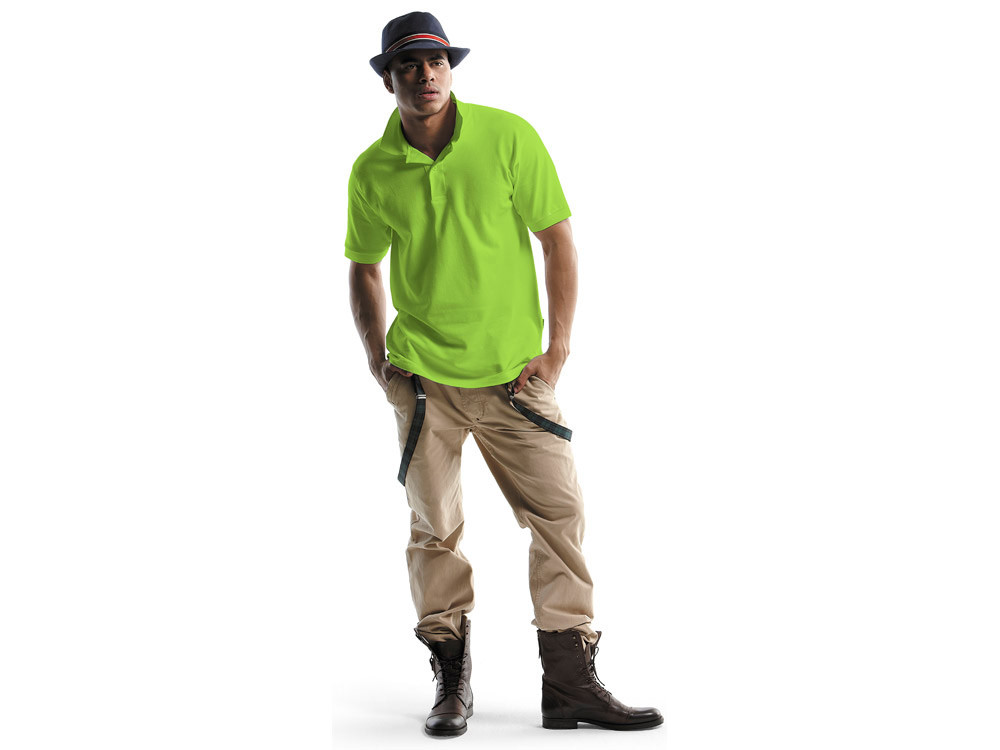 Рубашка поло Forehand мужская, зеленое яблоко (артикул 33S0172M) - фото 3 - id-p65789335