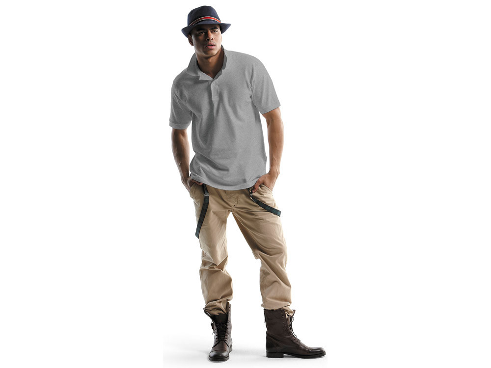 Рубашка поло Forehand мужская, серый (артикул 33S01962XL) - фото 3 - id-p65789347