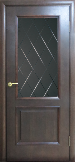 Дверь Вельми 1 со стеклом - фото 1 - id-p65824632
