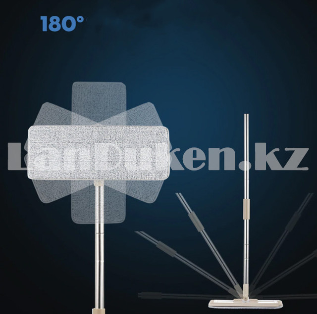 Nabor dlya uborki shvabra + vedro s otzhimom MAGIC FLAT MOP & BUCKET zelenyj