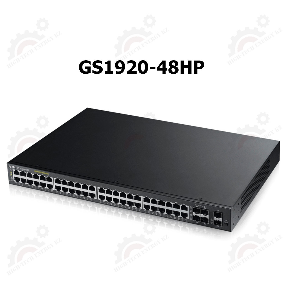 Интеллектуальный High Power PoE-коммутатор Gigabit Ethernet с 48 разъемами RJ-45 из которых 4 совмещ - фото 1 - id-p65845201