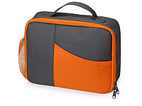 Изотермическая сумка-холодильник Breeze для ланч-бокса, серый/оранжевый (артикул 935978)