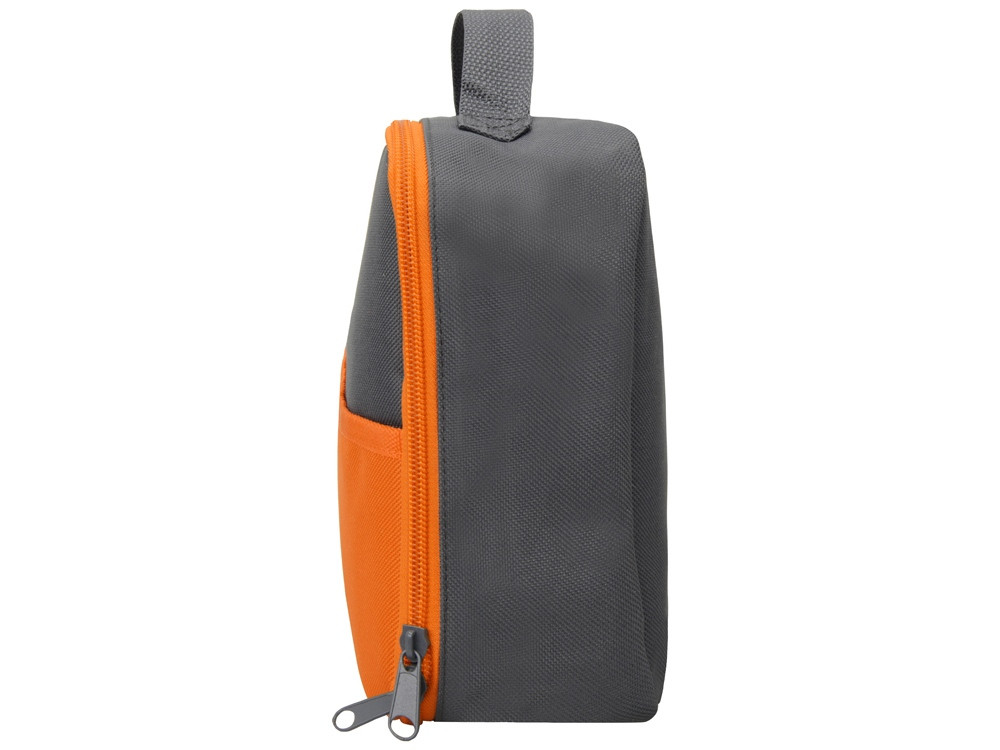Изотермическая сумка-холодильник Breeze для ланч-бокса, серый/оранжевый (артикул 935978) - фото 5 - id-p65792941