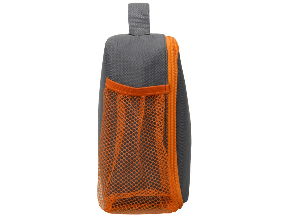Изотермическая сумка-холодильник Breeze для ланч-бокса, серый/оранжевый (артикул 935978) - фото 6 - id-p65792941