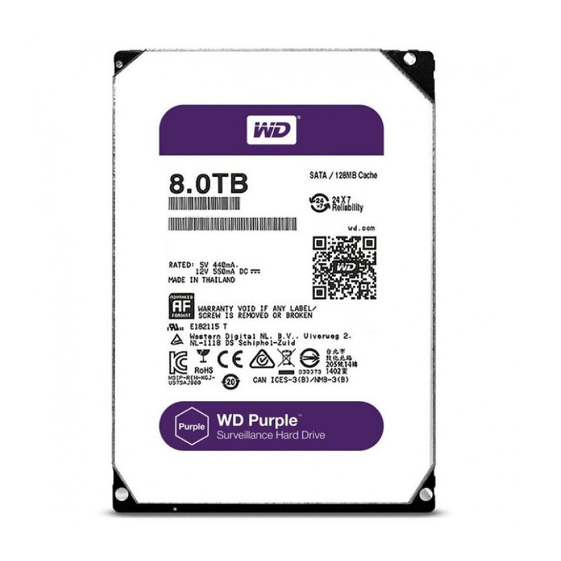 WD85PURZ Жесткий диск 8 ТБ Western Digital Purple, фото 1