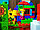 Стол конструктор Lego Duplo с 2 стульями, 3 в 1 детский стол трансформер Лего Дупло (аналог), фото 6