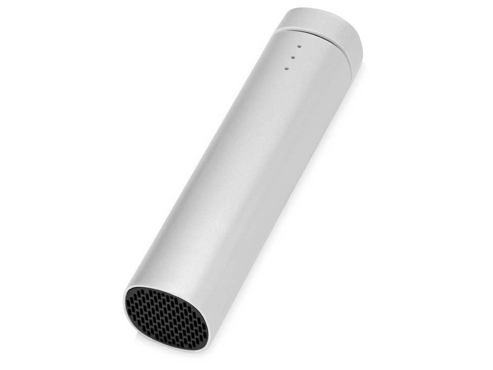 Портативное зарядное устройство Мьюзик, 5200 mAh, серебристый (артикул 392590)