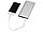 Портативное зарядное устройство Джет с 2-мя USB-портами, 8000 mAh, серебристый (артикул 392490), фото 2