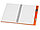 Блокнот Контакт с ручкой, оранжевый (артикул 413508), фото 3