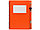 Блокнот Контакт с ручкой, оранжевый (артикул 413508), фото 4