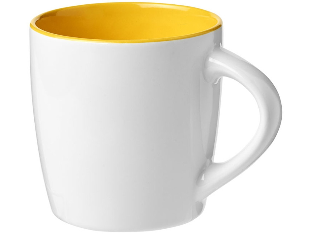 Керамическая чашка Aztec, белый/желтый (артикул 10047705)