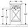 Тумба напольная OPADIRIS Палермо 50, 50*35*86,5 левая, цвет белый Анита (Z0000008558), фото 2