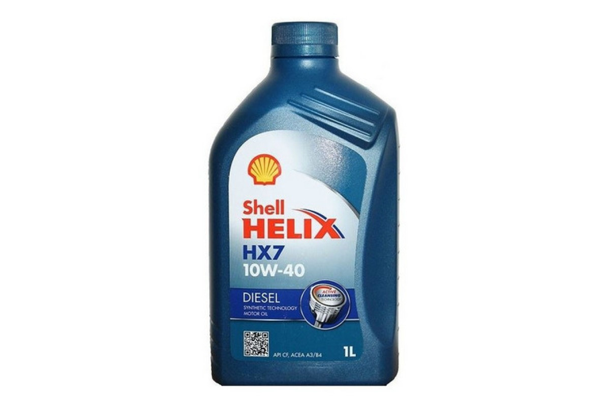 Моторное масло полусинтетика Shell Helix HX7 Diesel 10W-40 1L, фото 1