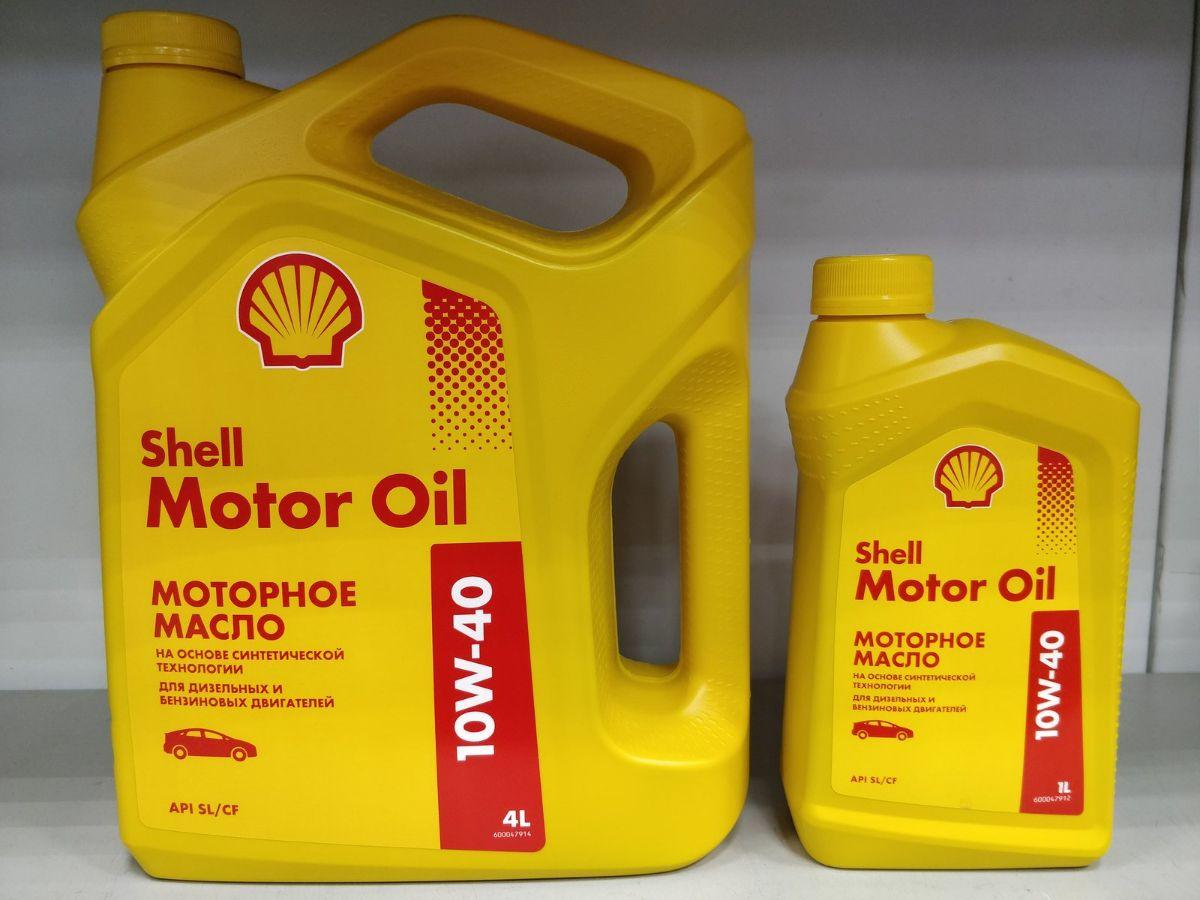 Моторное масло полусинтетика Shell Motor Oil 10W-40 4L - фото 2 - id-p65901042