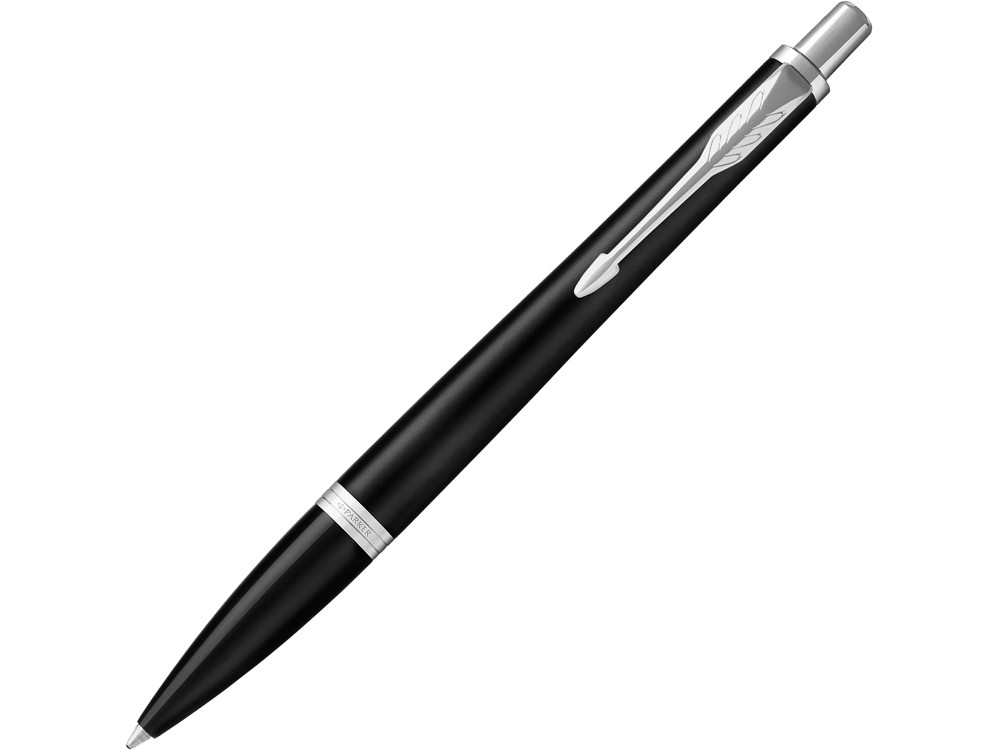 Ручка шариковая Parker Urban Core Muted Black Chrome Trim, черный/серебристый (артикул 1931575) - фото 1 - id-p65814076