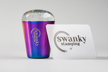 Штамп силиконовый Swanky Stamping с блестками, 3,5 см., без дна