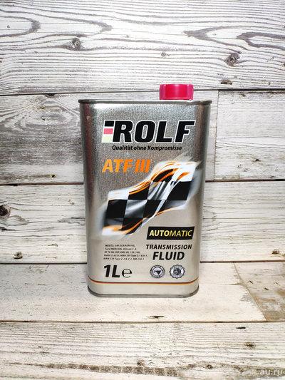 Трансмиссионное масло в АКПП и ГУР ROLF ATF III 1L