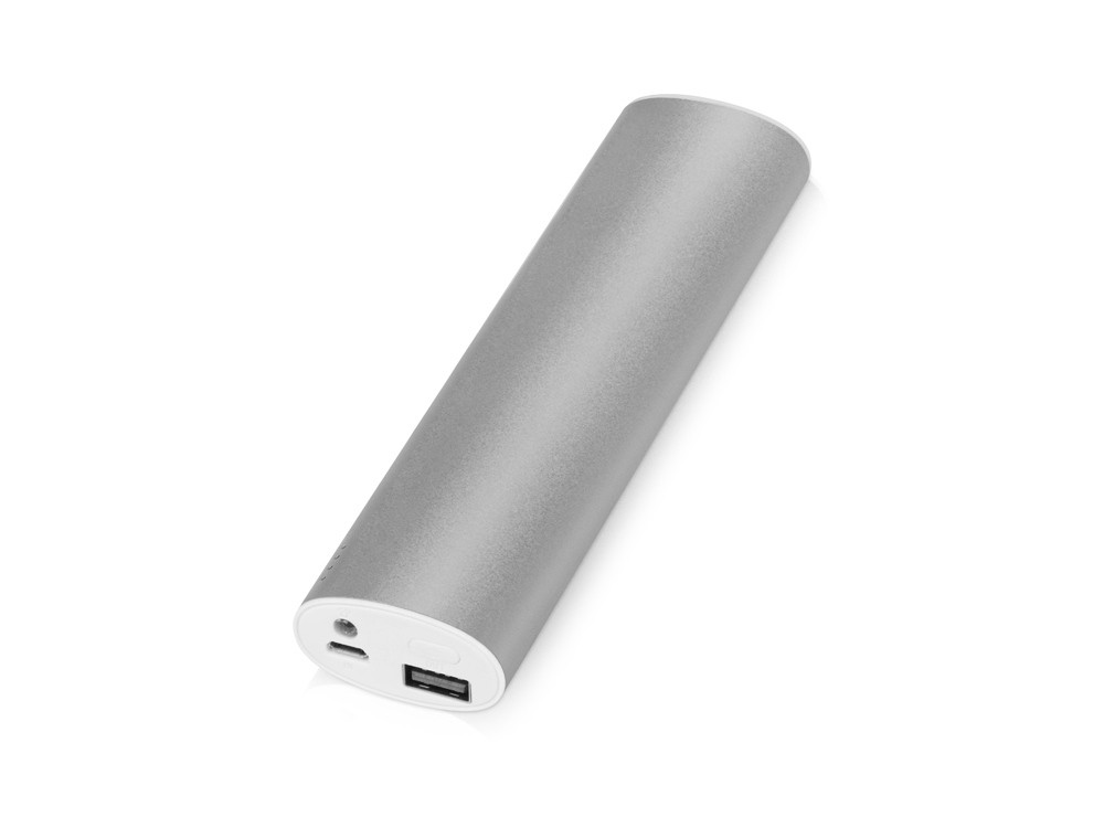 Портативное зарядное устройство Спайк, 8000 mAh, серебристый (артикул 392480p)