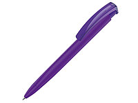 Ручка шариковая трехгранная UMA TRINITY K transparent GUM, soft-touch, фиолетовый (артикул 187926.14)