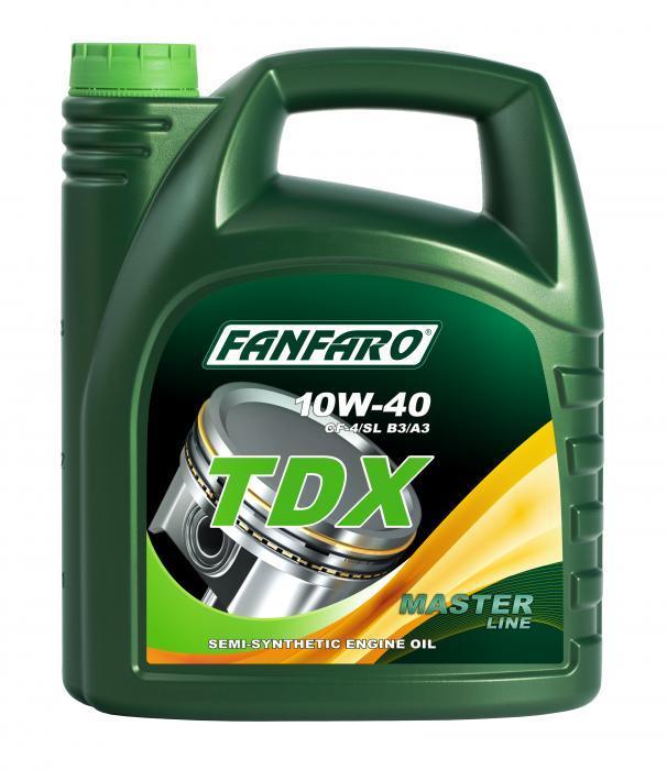 Масло моторное FANFARO TDX 10W40 5 литров - фото 1 - id-p65917853