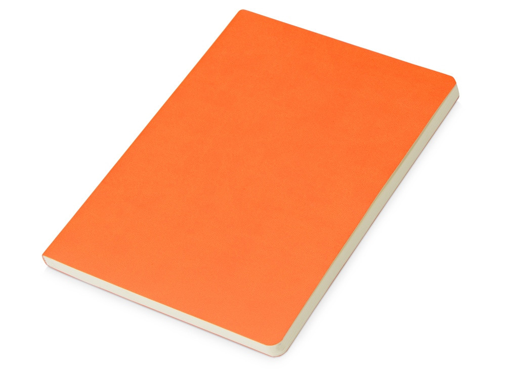 Блокнот Wispy линованный в мягкой обложке, оранжевый (артикул 787248)