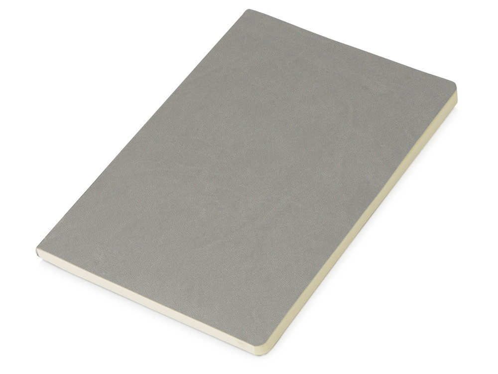 Блокнот Wispy линованный в мягкой обложке, серый (артикул 787240)