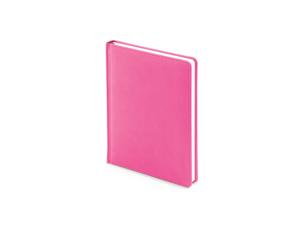 Ежедневник недатированный А6+ Velvet, розовый флуор (артикул 3-495.26)