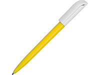 Ручка пластиковая шариковая Миллениум Color BRL, желтый/белый (артикул 13105.04)