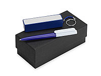 Подарочный набор Essentials Umbo с ручкой и зарядным устройством, синий (артикул 700301.02)