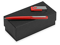 Подарочный набор Skate Mirro с ручкой для зеркальной гравировки и флешкой, красный (артикул 700304.01)