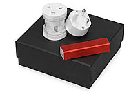 Подарочный набор Charge с адаптером и зарядным устройством, красный (артикул 700311.01)