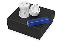 Подарочный набор Charge с адаптером и зарядным устройством, синий (артикул 700311.02)
