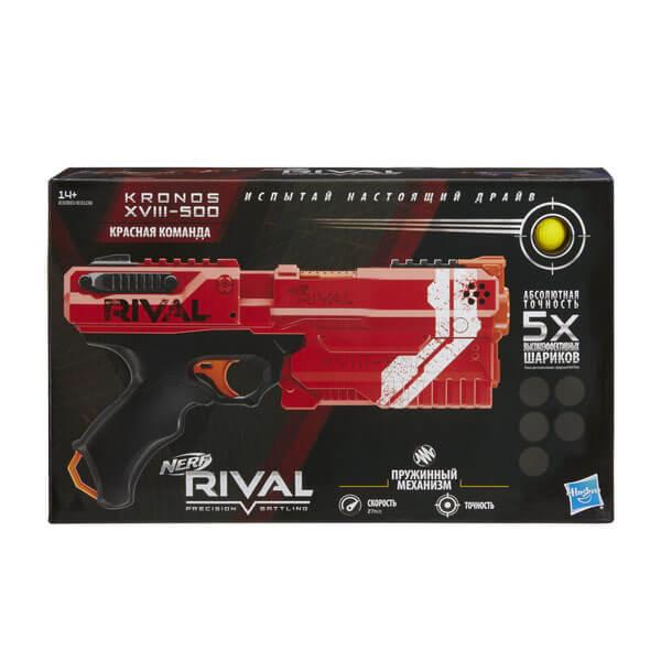 Hasbro Nerf E3109 Нерф Игровой набор бластер Райвал + шарики Кронос (в ассортименте)