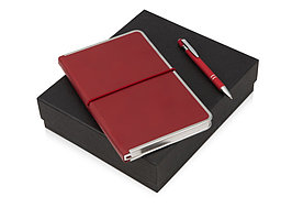 Подарочный набор Silver Sway с ручкой и блокнотом А5, красный (артикул 700323.01)