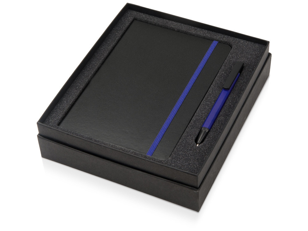 Подарочный набор Jacque с ручкой-подставкой и блокнотом А5, синий (артикул 700324.02) - фото 2 - id-p65819373