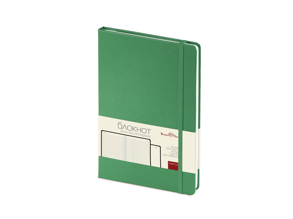 Блокнот А5 Megapolis Journal, зеленый (артикул 3-101.03)