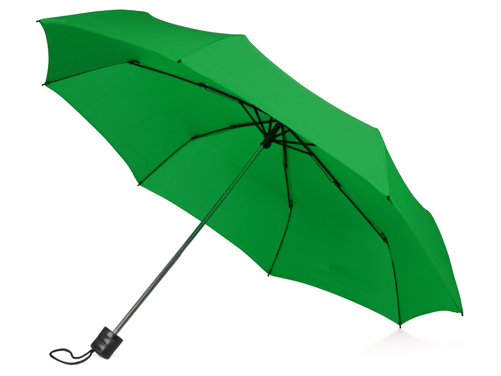 Зонт складной Columbus, механический, 3 сложения, с чехлом, зеленый (артикул 979003) - фото 1 - id-p65819702