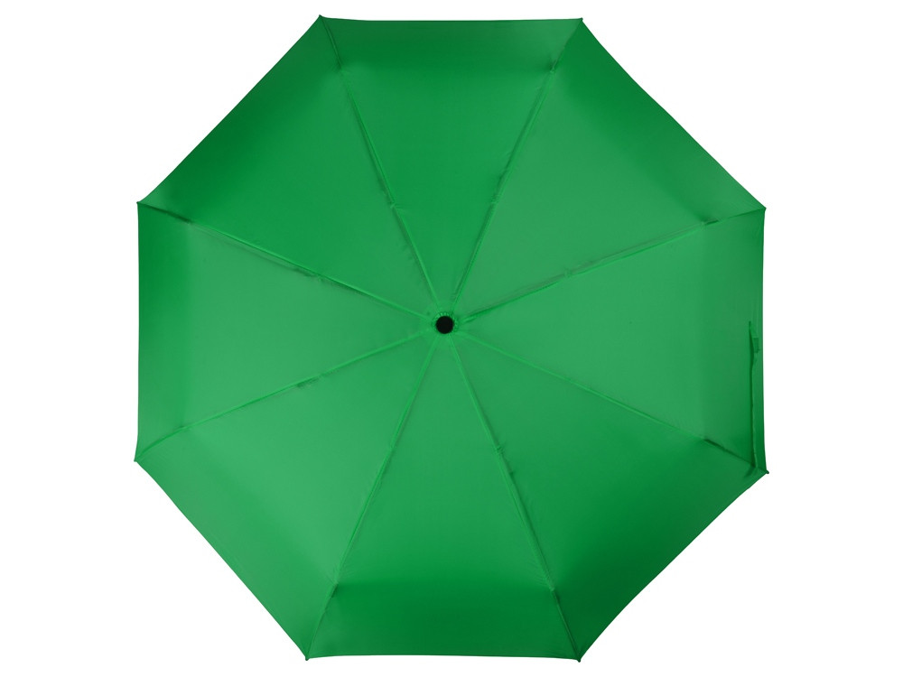 Зонт складной Columbus, механический, 3 сложения, с чехлом, зеленый (артикул 979003) - фото 5 - id-p65819702