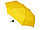 Зонт складной Columbus, механический, 3 сложения, с чехлом, желтый (артикул 979004), фото 2