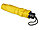 Зонт складной Columbus, механический, 3 сложения, с чехлом, желтый (артикул 979004), фото 3