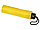 Зонт складной Columbus, механический, 3 сложения, с чехлом, желтый (артикул 979004), фото 4