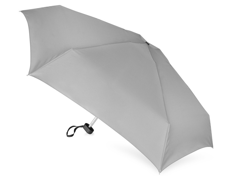 Зонт складной Frisco, механический, 5 сложений, в футляре, серый (артикул 979038) - фото 2 - id-p65819712