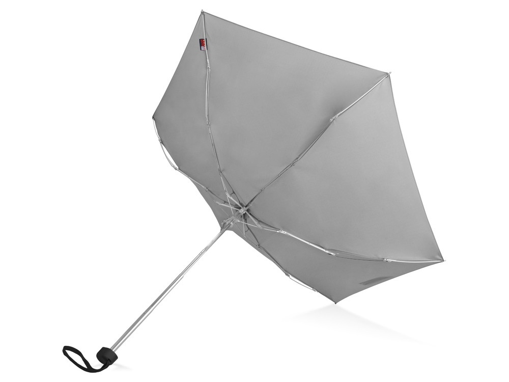 Зонт складной Frisco, механический, 5 сложений, в футляре, серый (артикул 979038) - фото 3 - id-p65819712