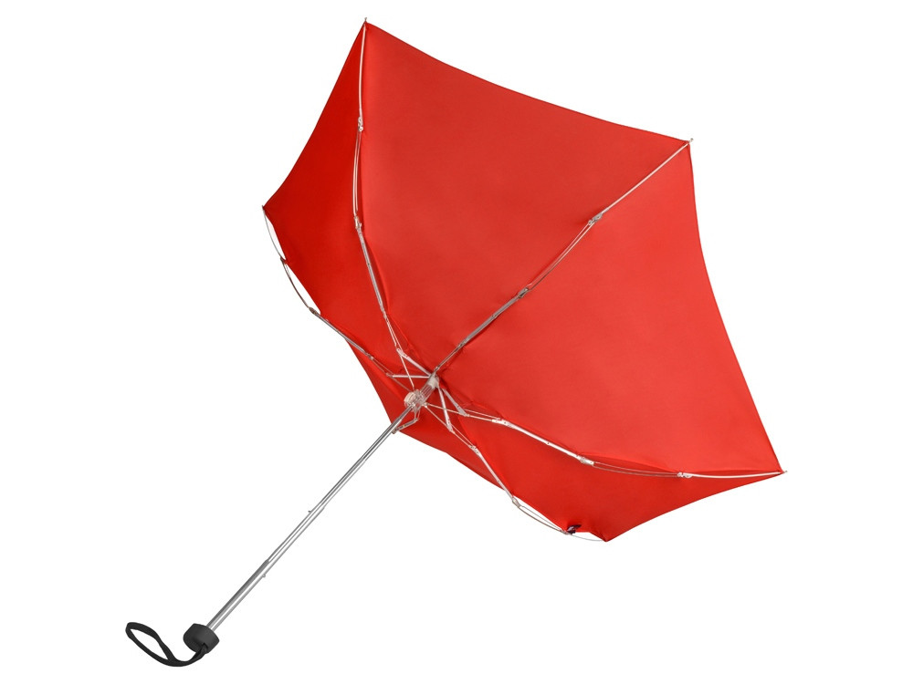 Зонт складной Frisco, механический, 5 сложений, в футляре, красный (артикул 979021) - фото 3 - id-p65819714