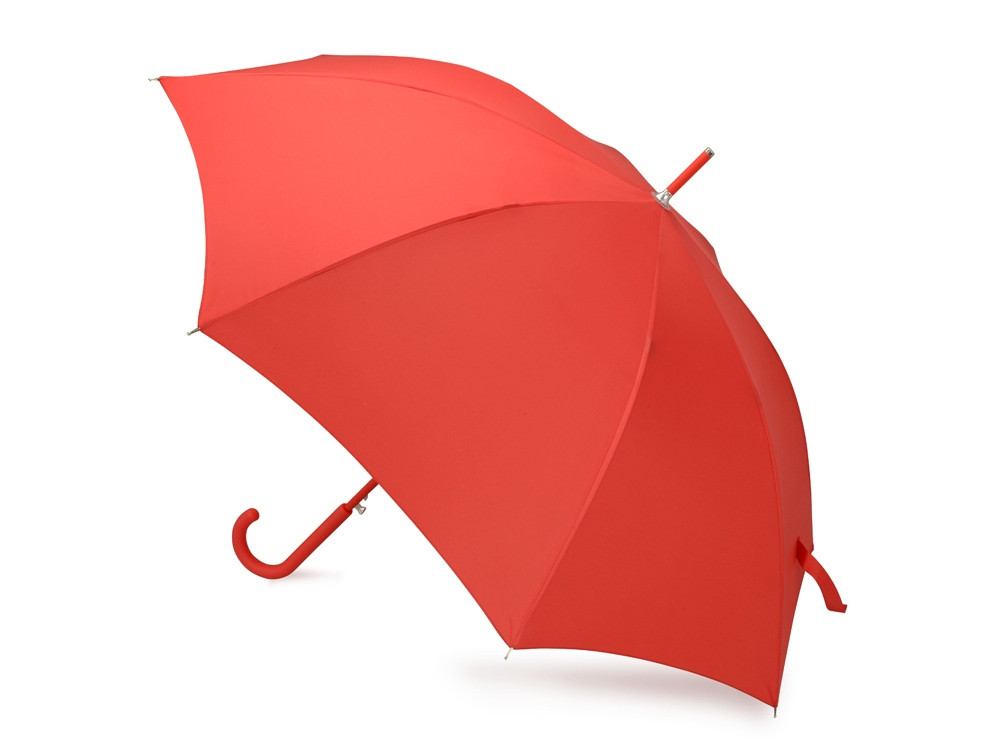 Зонт-трость Color полуавтомат, красный (артикул 989001) - фото 2 - id-p65820055
