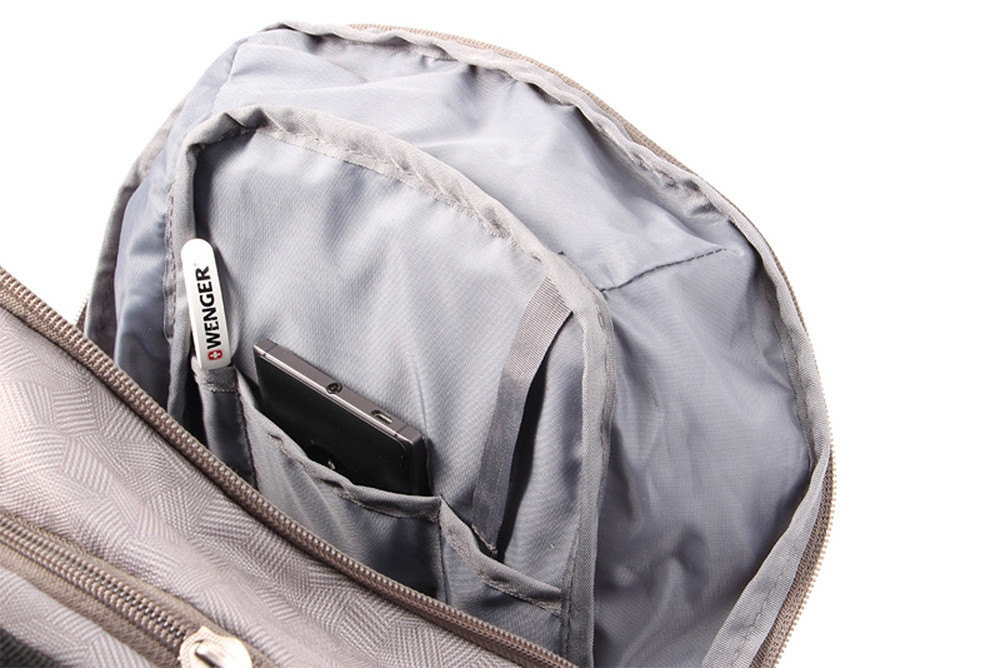 Рюкзак WENGER 28 л с отделением для ноутбука 16, серый (артикул 73186) - фото 3 - id-p65820109