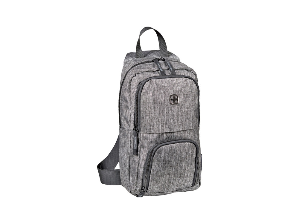 Рюкзак WENGER с одним плечевым ремнем 8 л, темно-серый (артикул 73192) - фото 1 - id-p65820117