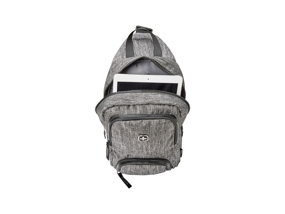 Рюкзак WENGER с одним плечевым ремнем 8 л, темно-серый (артикул 73192) - фото 4 - id-p65820117