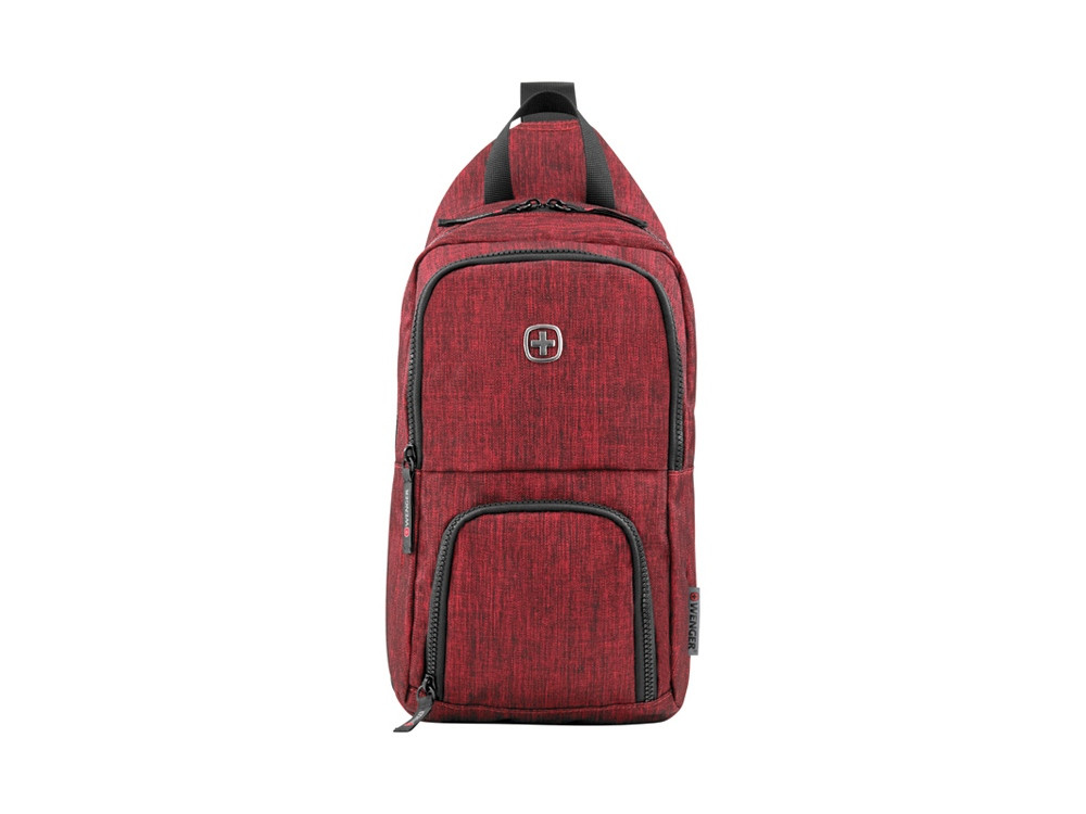 Рюкзак WENGER с одним плечевым ремнем 8 л, бордовый (артикул 73193) - фото 3 - id-p65820118