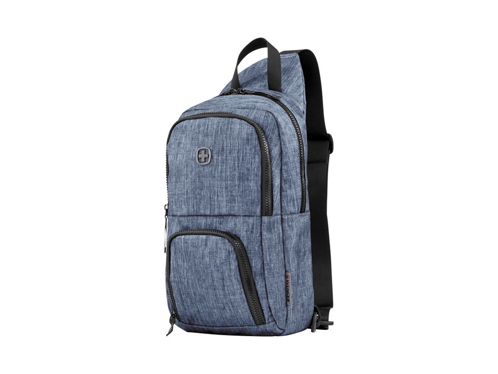 Рюкзак WENGER с одним плечевым ремнем 8 л, синий (артикул 73194) - фото 1 - id-p65820119